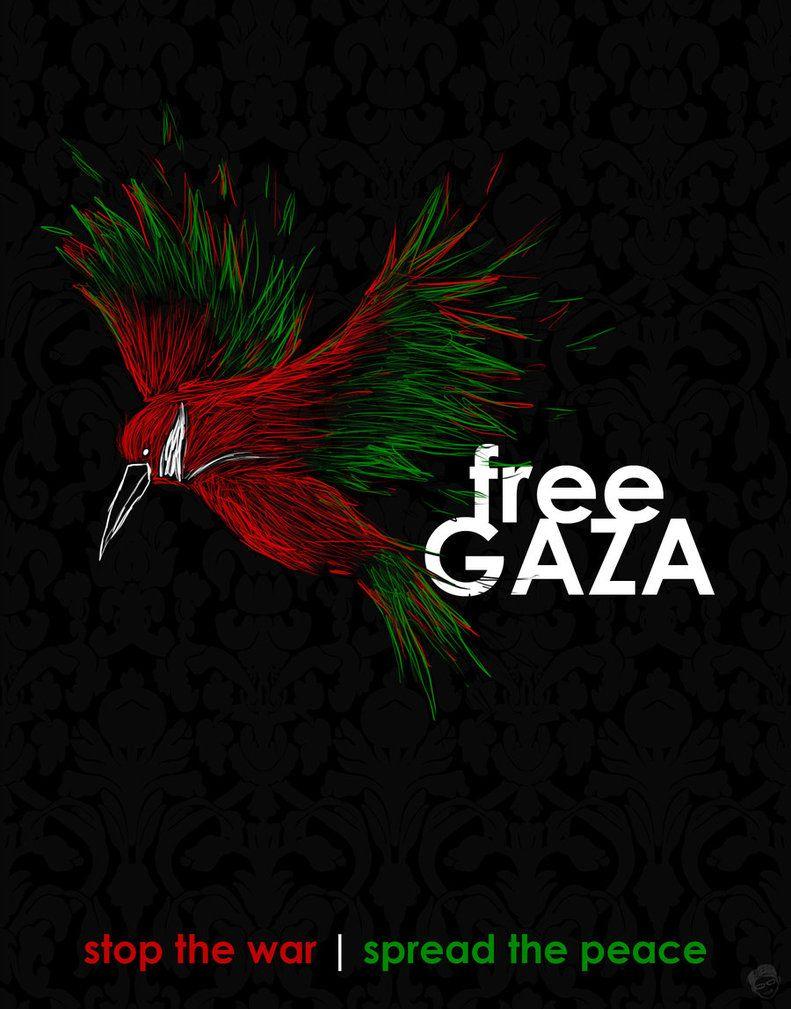 Free gaza bird art wallpaper