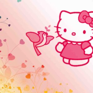 Hello kitty fairy and bee wallpaper