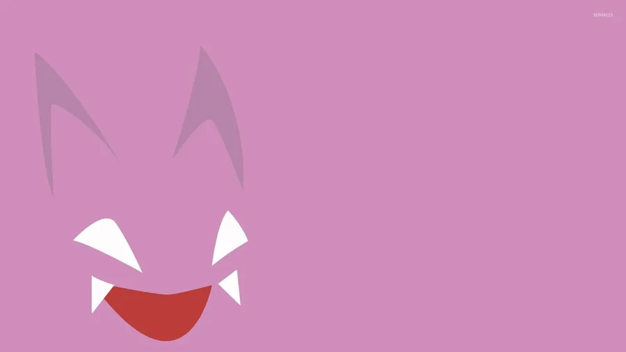 Minimalist pokemon smiling face wallpaper