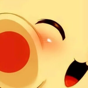 Pikachu face closeup cute wallpaper