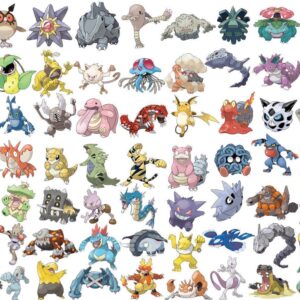 Pokemon all generation wallpaper