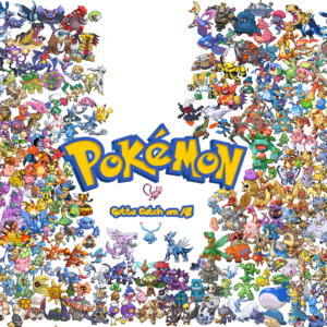 Pokemon comprehensive artwork collection wallpaper