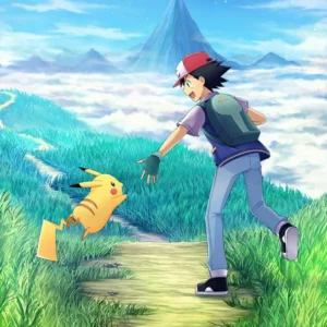 Pokemon trainer and pikachu wallpaper