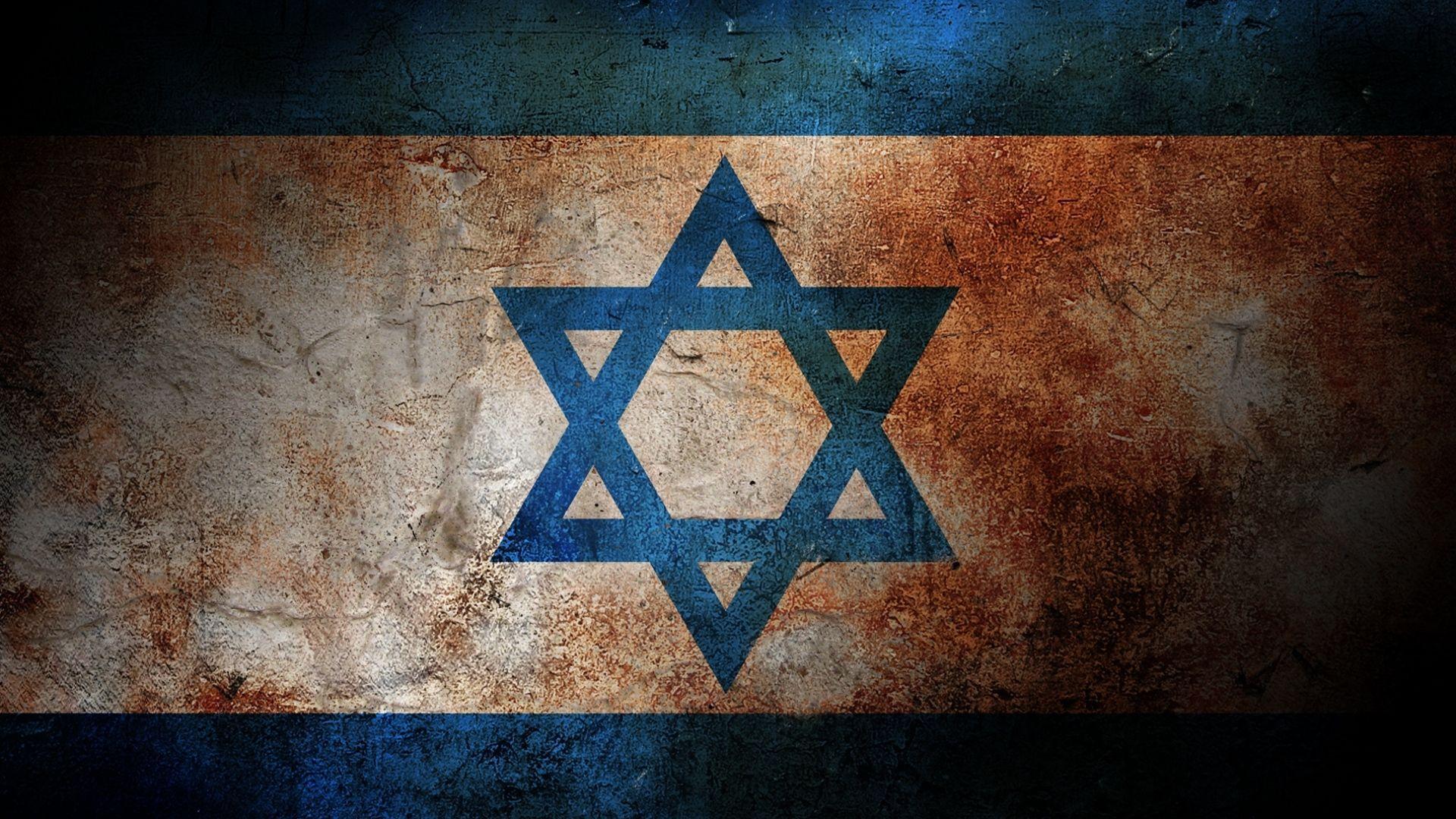 Vintage israel flag grunge wallpaper