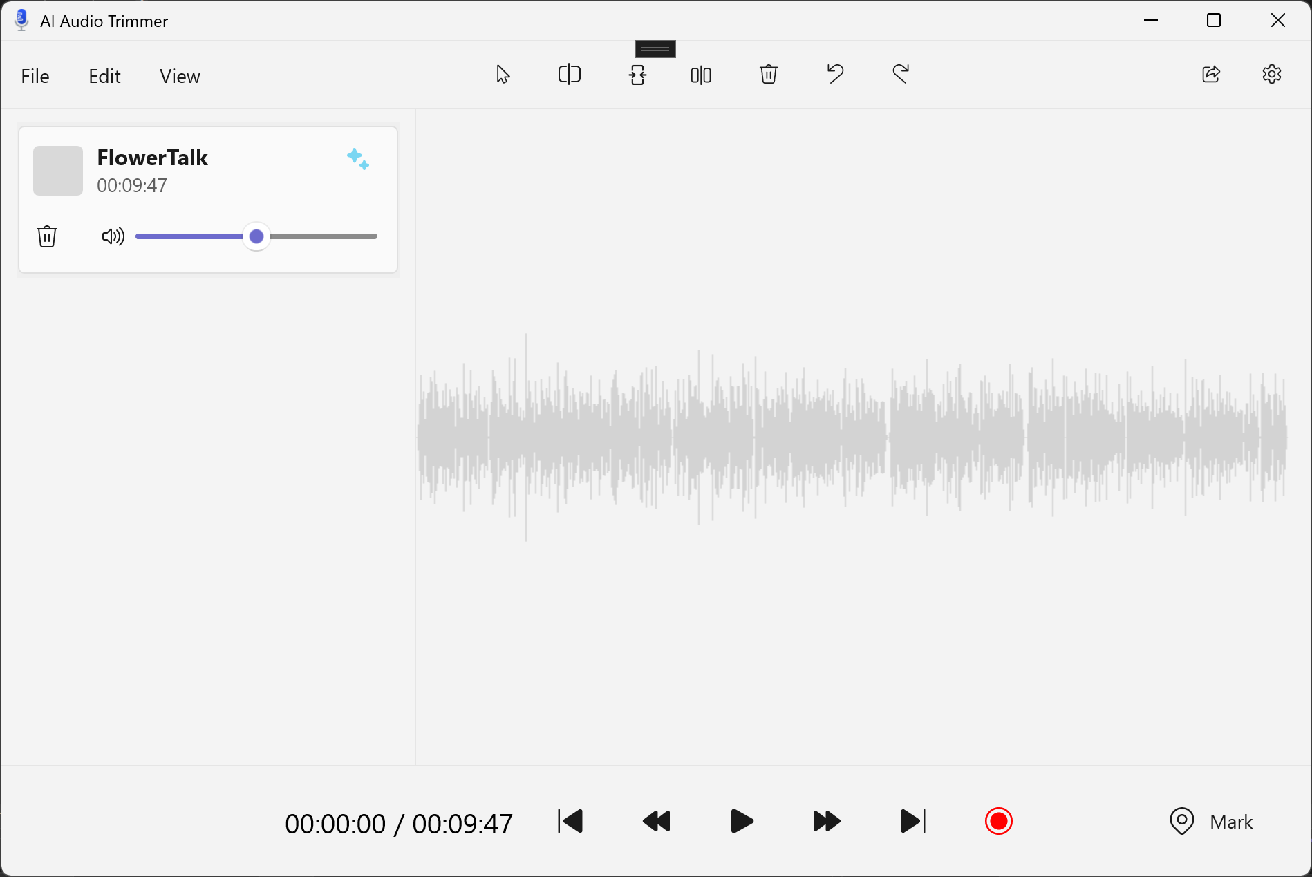 Local ai on windows explaining the audio editor app sample .png