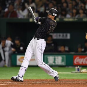 Shohei ohtani nipponham fighters big swing