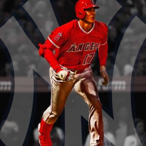 Shohei ohtani angels red jersey