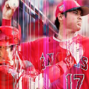 Shohei ohtani colorful art