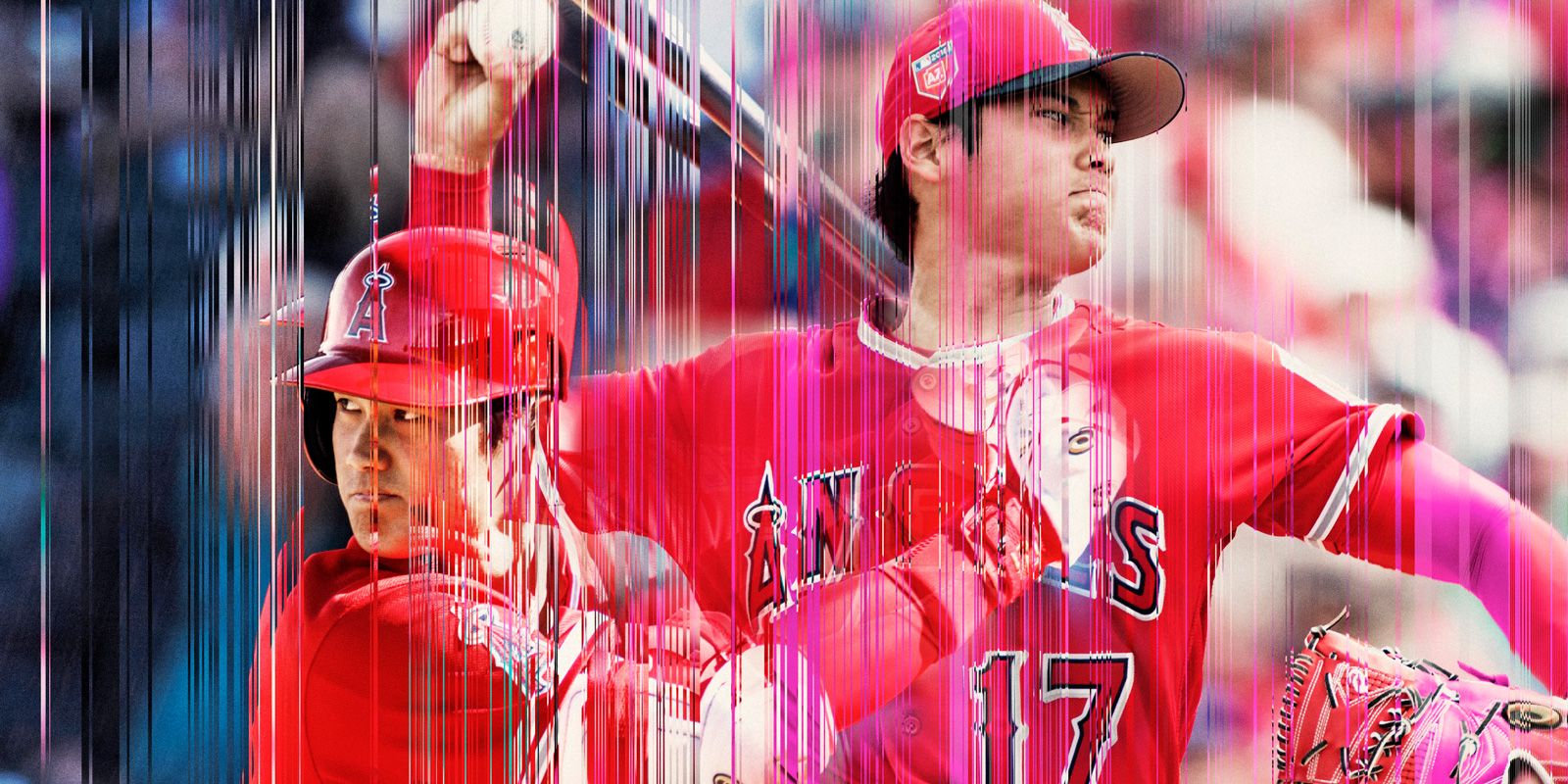 Shohei ohtani colorful art