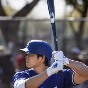 Shohei ohtani dodgers batting wallpaper