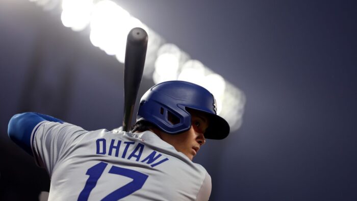 Shohei ohtani dodgers night game wallpaper