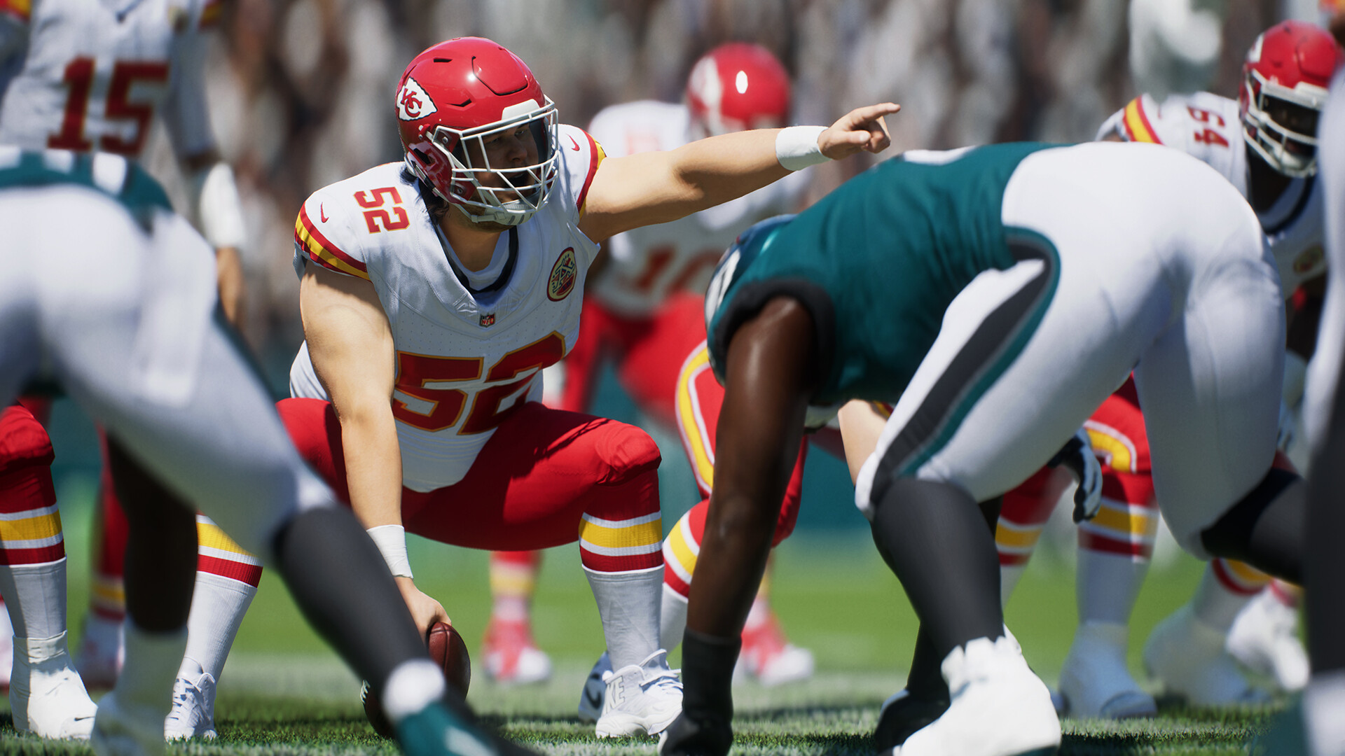 Chiefs vs eagles in madden 25