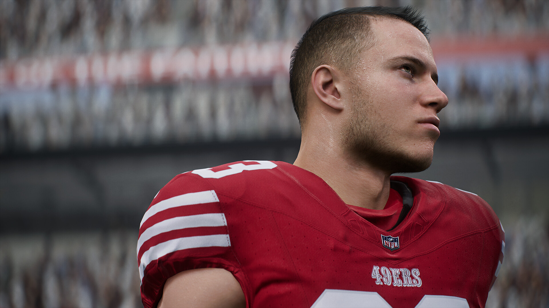 Christian mccaffrey in madden 25