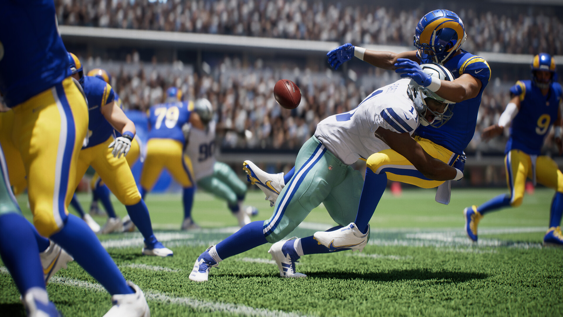 Cowboys vs rams in madden 25