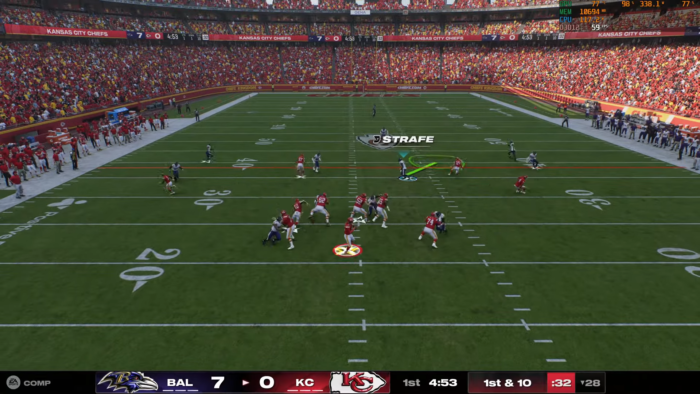 Madden defense zone strafe