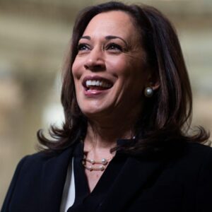 Kamala harris addressing crowd 2024