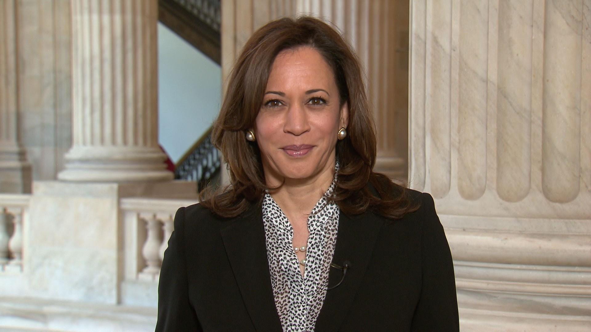 Kamala harris speaking at rally